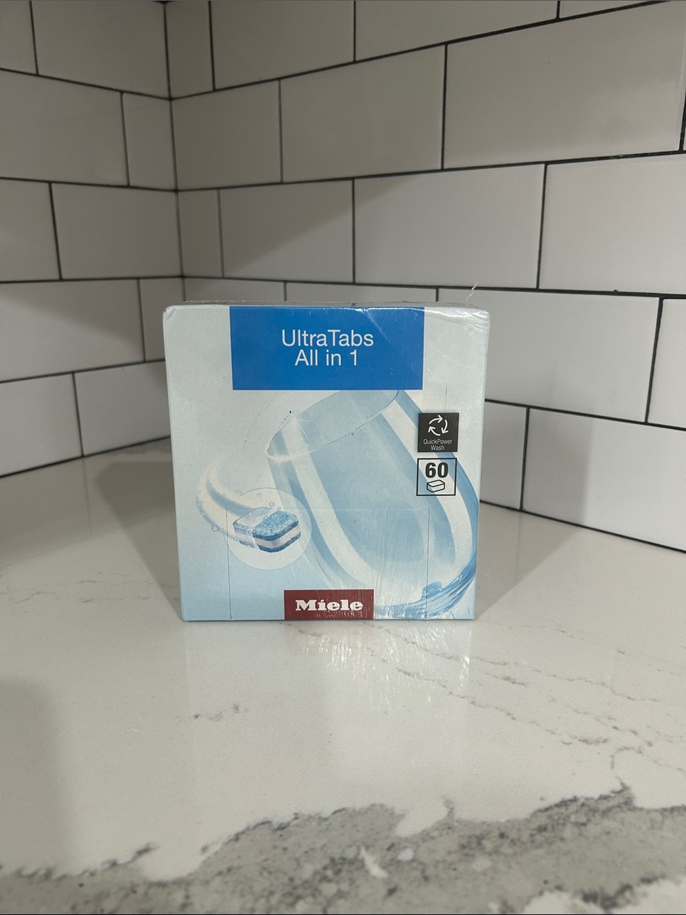 Miele UltraTabs All in 1 Dishwasher Detergent - Blue/White Box